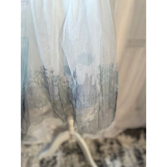 Disney Cinderella Women Size X-Small Tulle Skirt with Castle Print - Picture 4 of 6